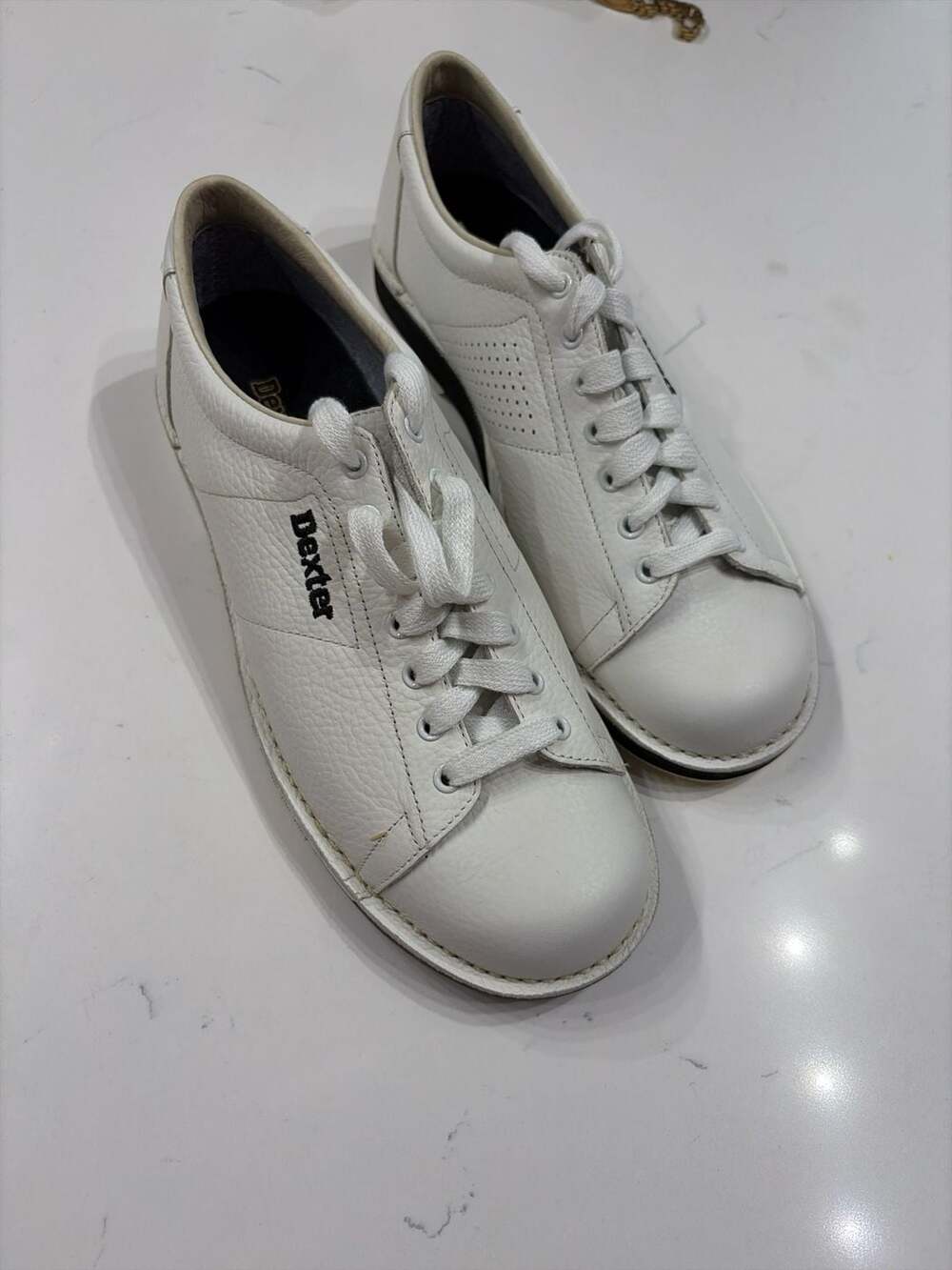 Dexter Leather Bowling Shoes White Size 10M